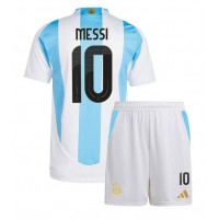 Argentina Lionel Messi #10 Domaci Dres za djecu Copa America 2024 Kratak Rukav (+ Kratke hlače)
